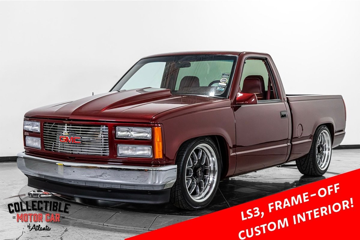 GMC-Sierra-1500-1991-Standard-Cab-Pickup-RedBurgundy