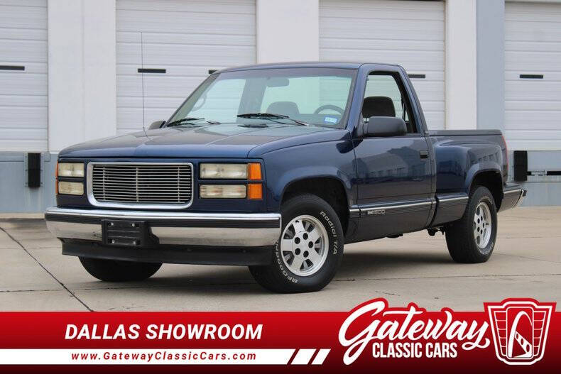 Gmc-Sierra-1500-1995-Blue-Grey-Cloth