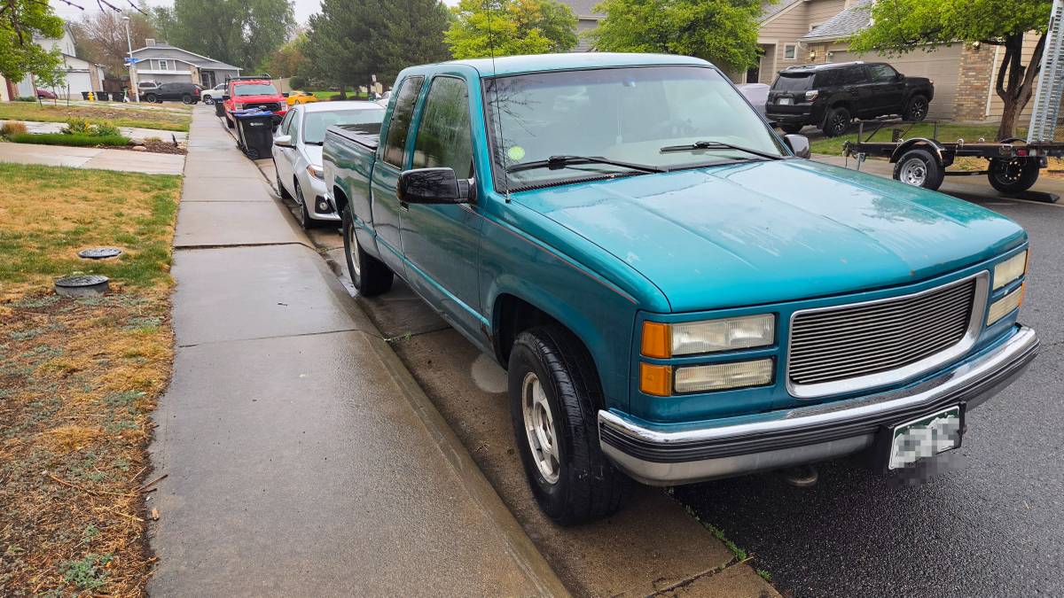 Gmc-Sierra-1500-1995-green