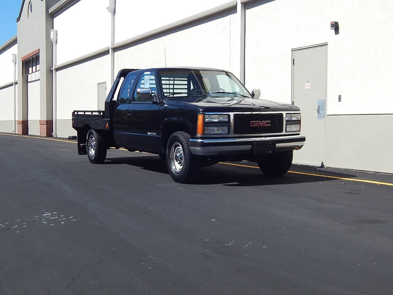 Gmc-Sierra-2500-1992-Black-Gray