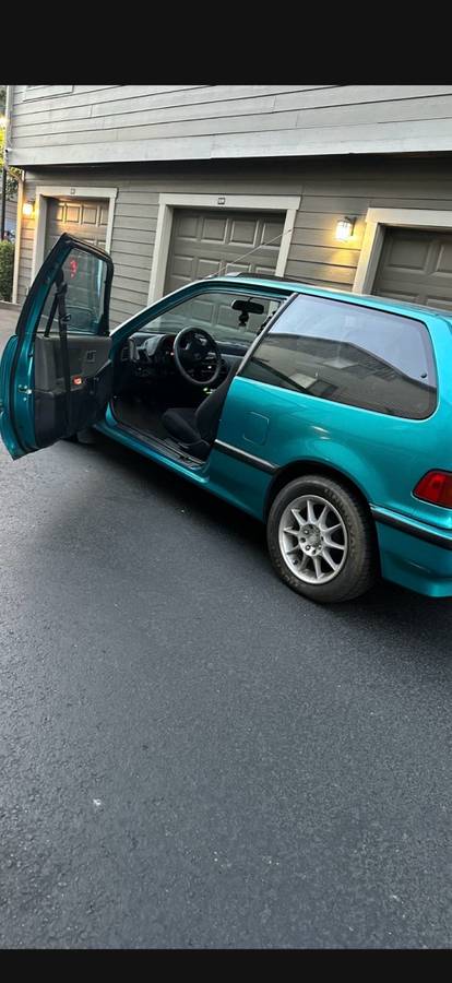 Honda-Civic-si-1991-green