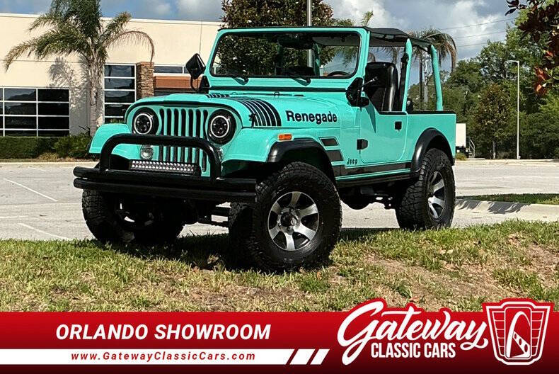 Jeep-Cj-7-1983-Teal-Black