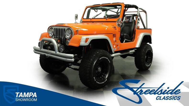 Jeep-Cj-7-1985-Orange-Black