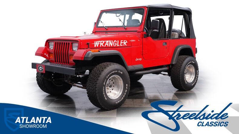 Jeep-Wrangler-1993-Red-Black