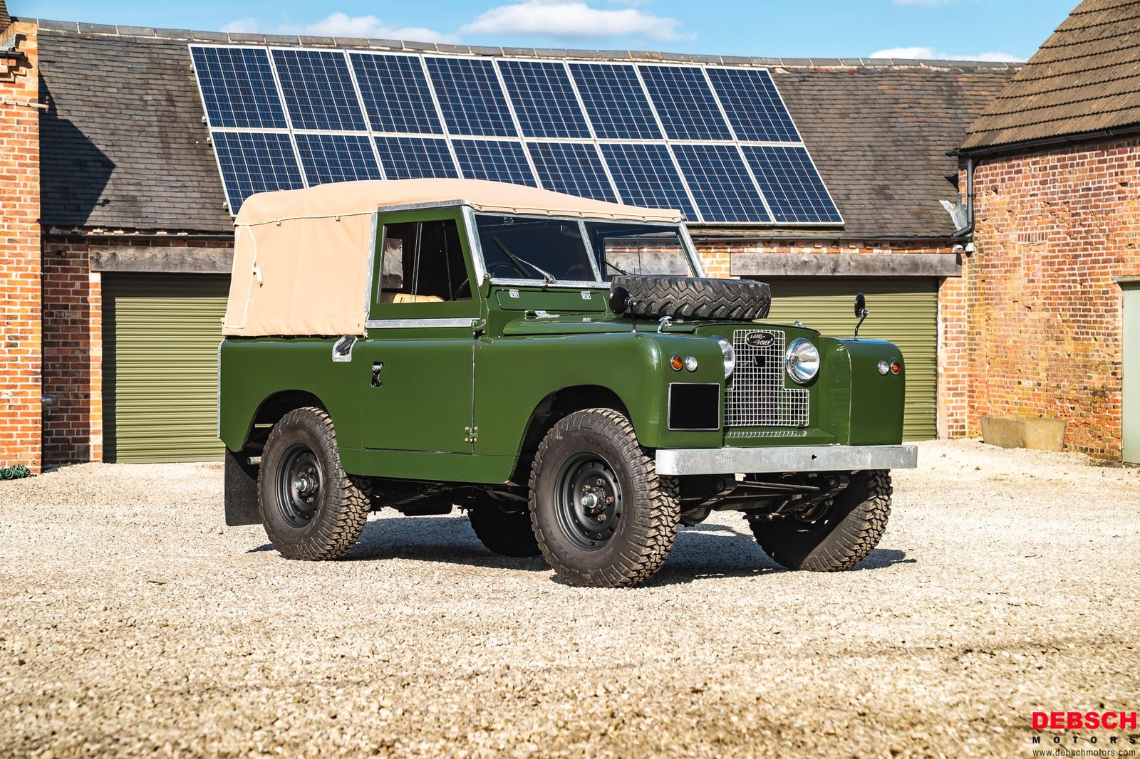 Land-Rover-Series-2-88quot-Petrol-1959-Tan