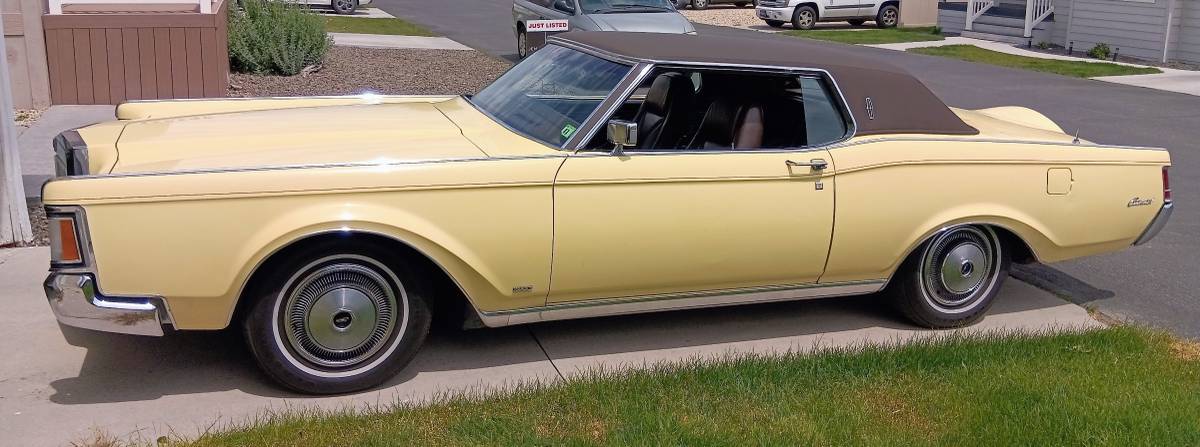 Lincoln-Mark-iii-1971-yellow