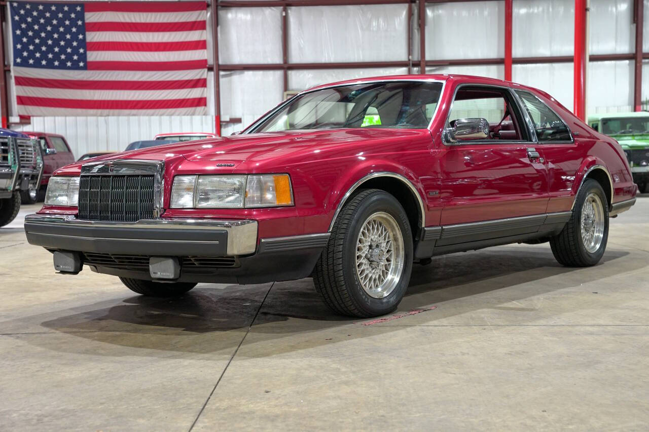 Lincoln-Mark-vii-1990-Red-Red