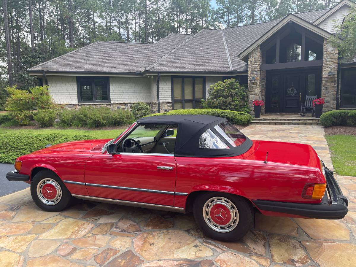 Mercedes-benz-450-sl-1977-red