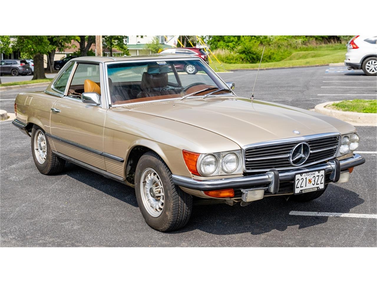 Mercedes-benz-450sl-1973-Metallic-Gold-Sable-Brown