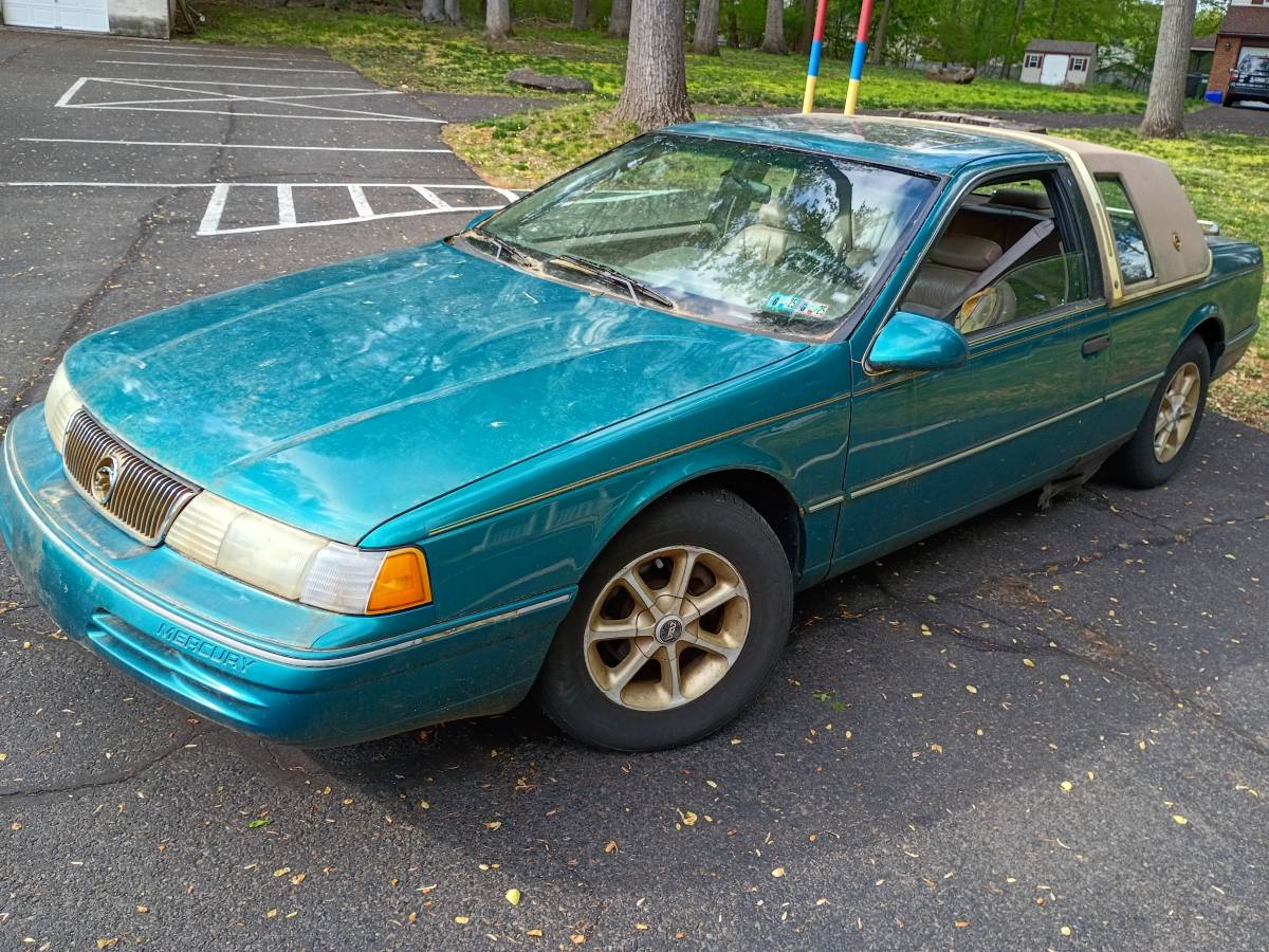 Mercury-Cougar-xr7-1993-green