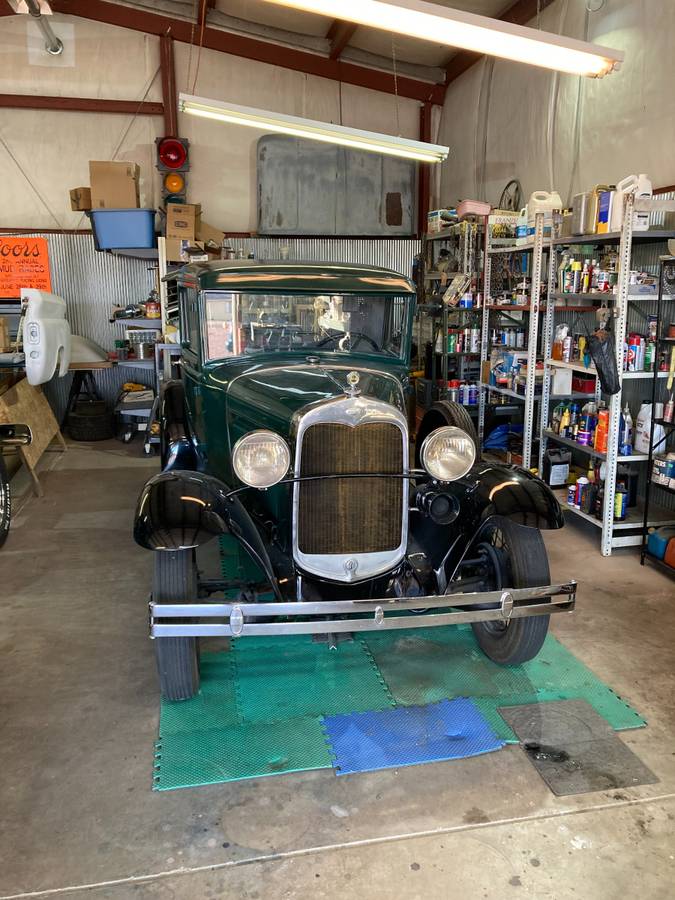 Model-a-pickup-1931-green