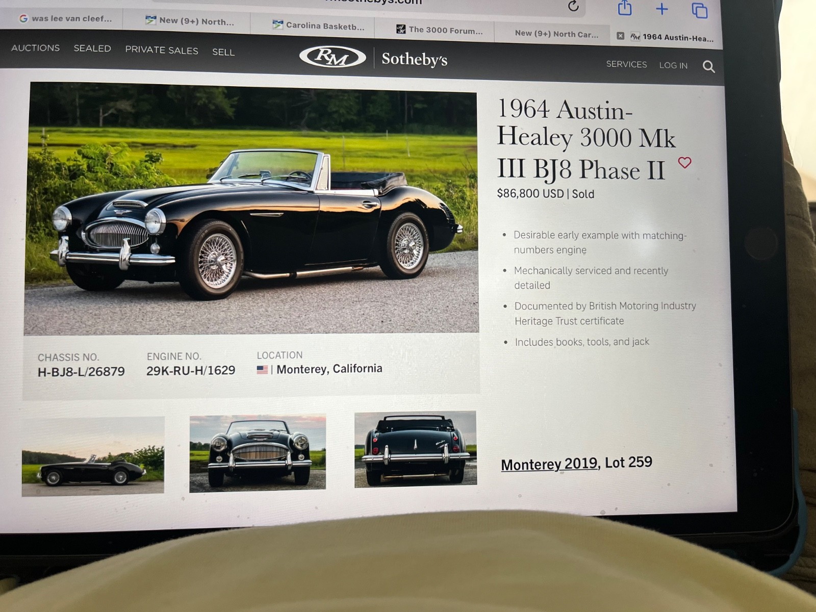 Other-Makes-Austin-Healey-BJ8-1964-Convertible-Red