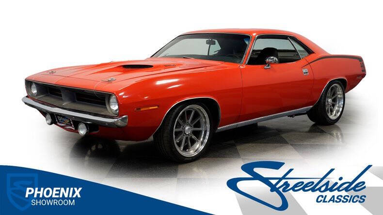 Plymouth-Cuda-1970-Orange-Black