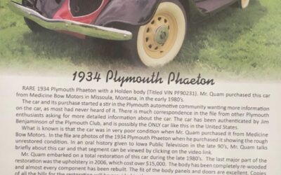 Plymouth Phaeton 1934
