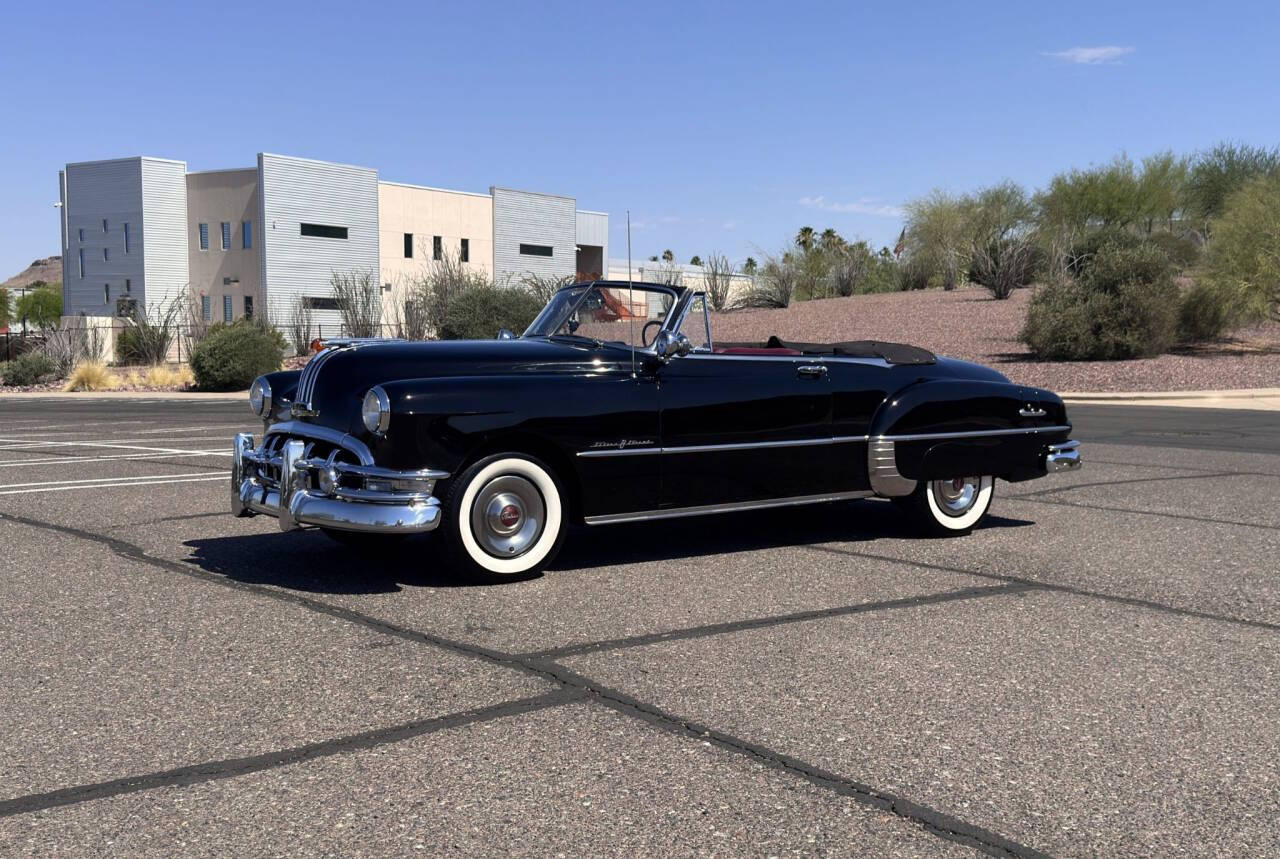 Pontiac-Chieftain-deluxe-convertible-1950-Black-Red-Leather