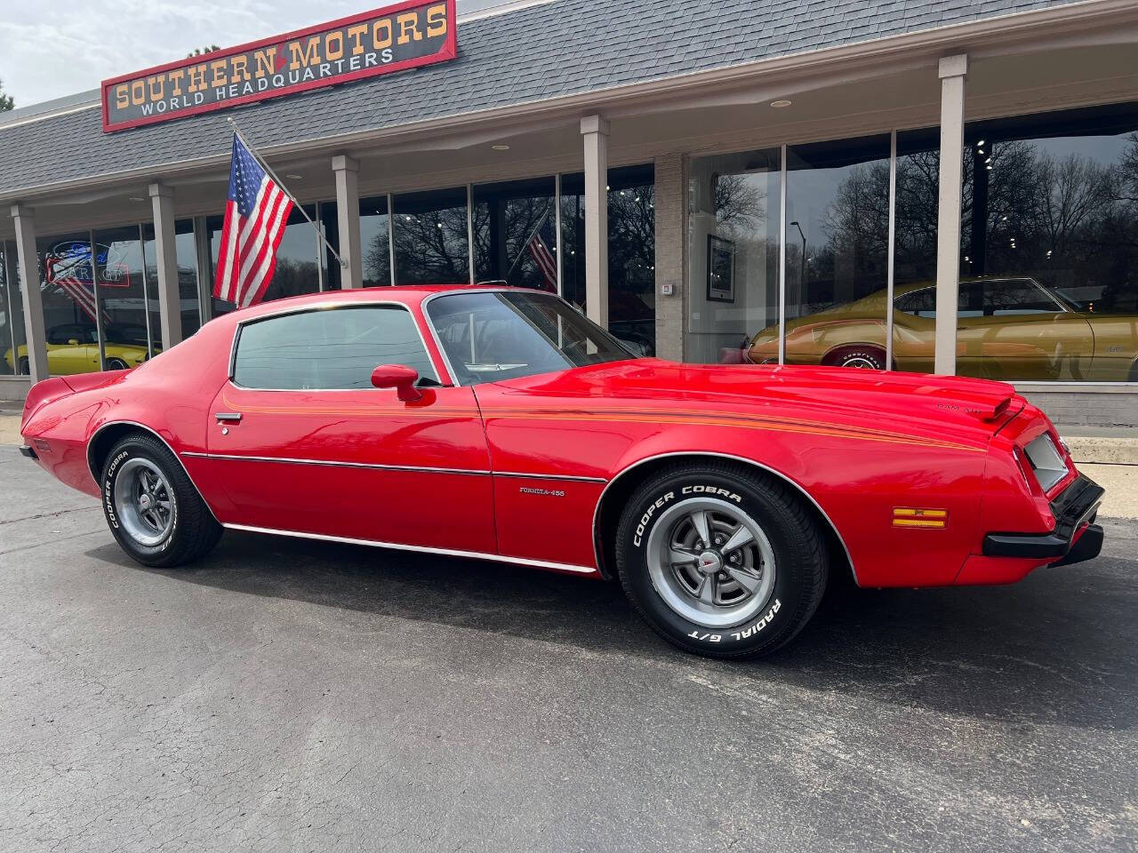 Pontiac-Firebird-1974-Red-Black