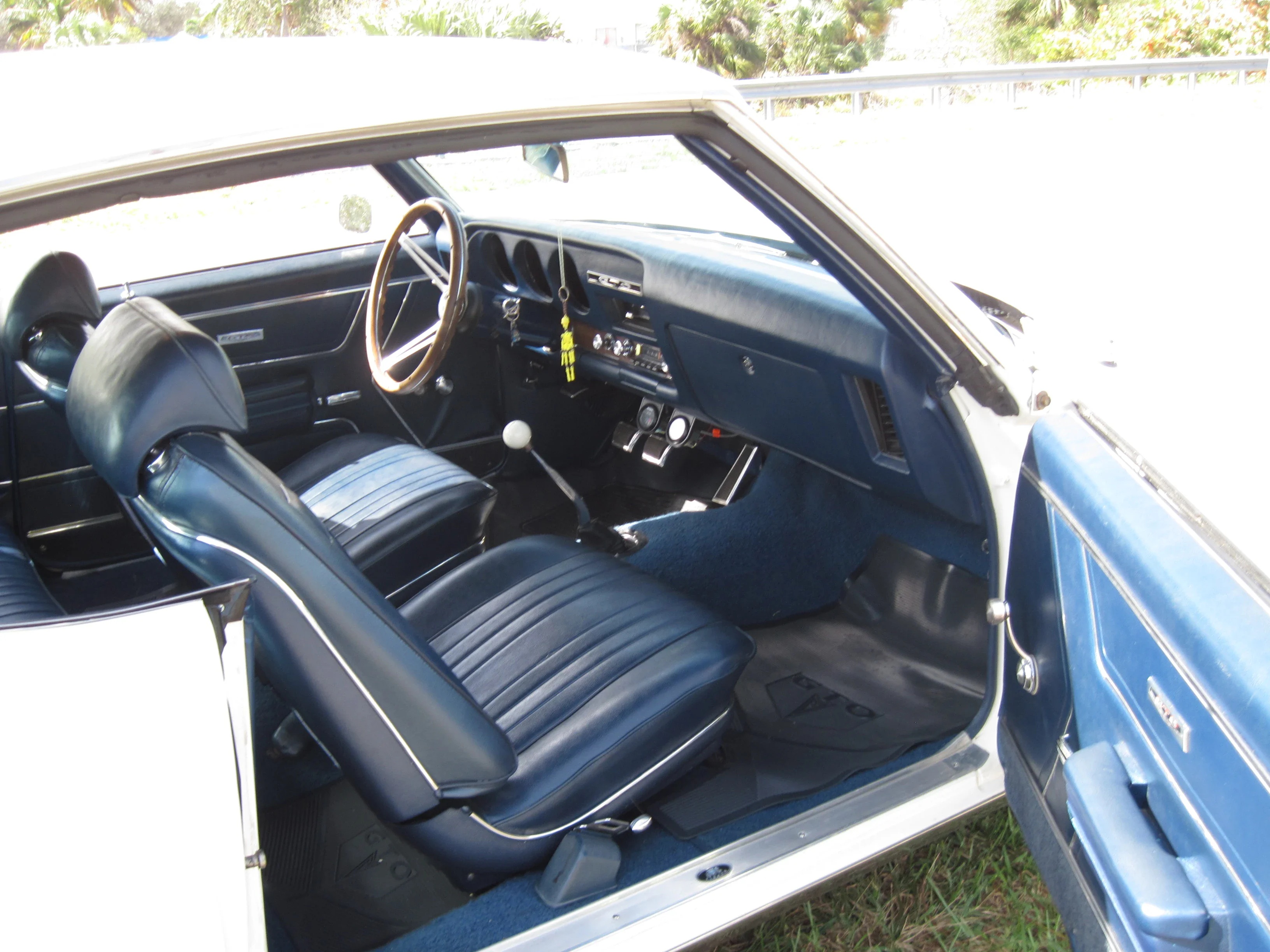 Pontiac-Gto-1969-White-Blue