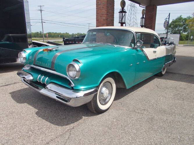 Pontiac-Star-chief-1955-GreenWhite-Green