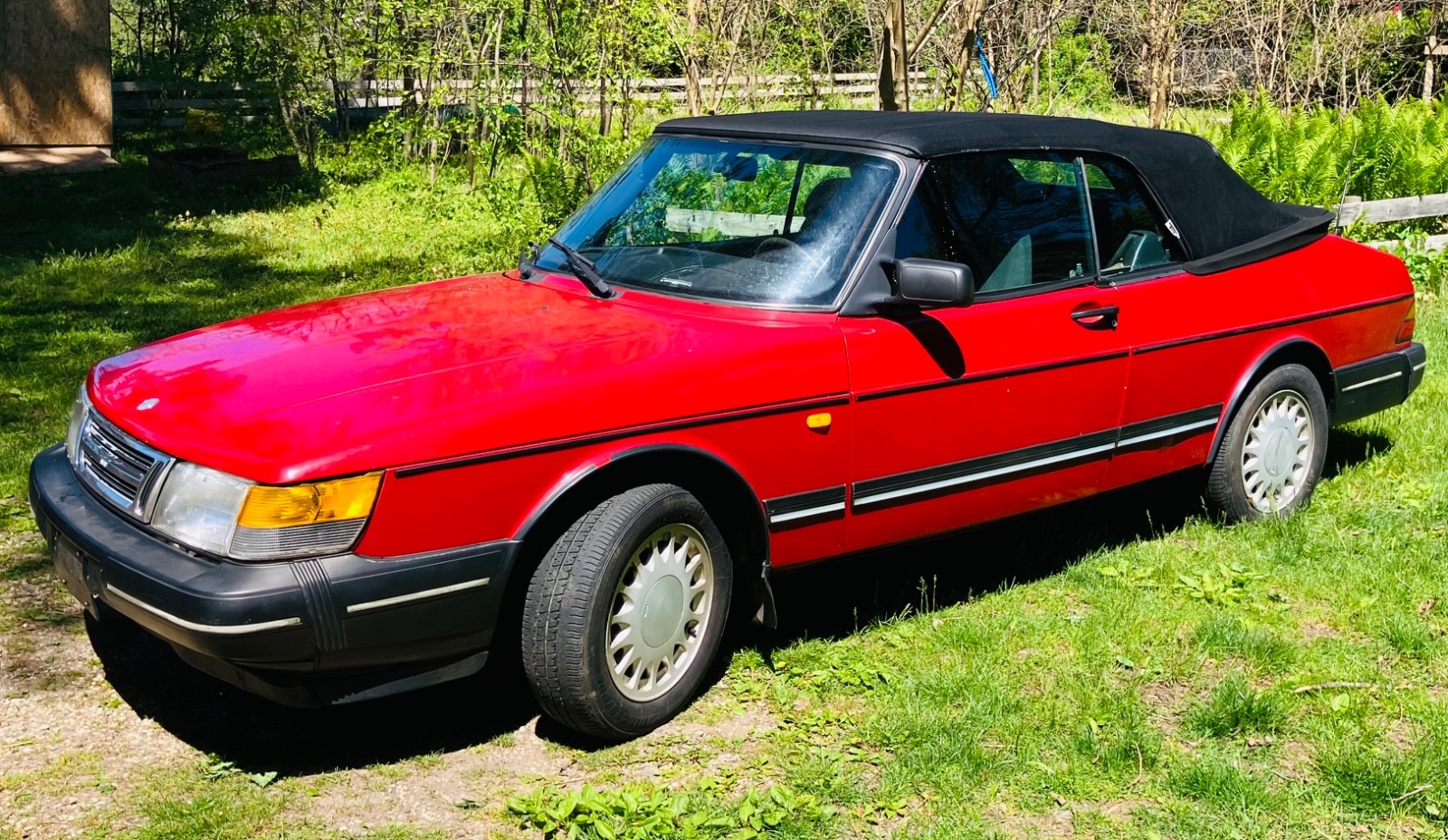 Saab-900-1989-Convertible-Red