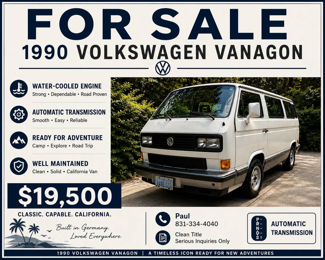 Volkswagen-Vanagon-carat-1990-white