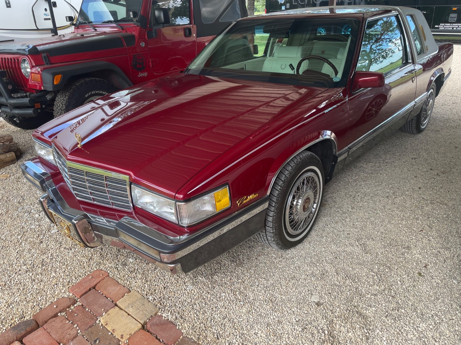 Cadillac-DeVille-1991-Coupe-White