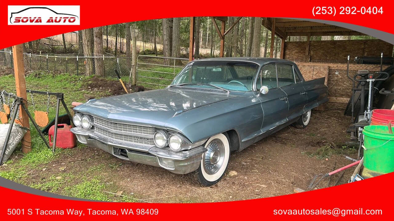 Cadillac-Sedan-de-ville-sedan-1962-Blue-Blue