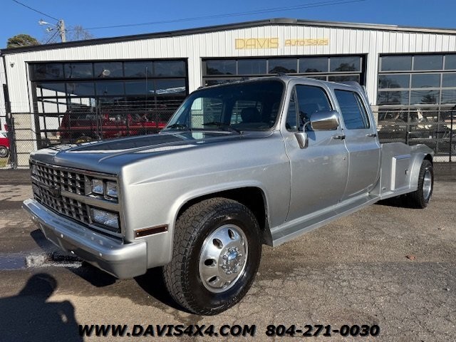 Chevrolet-3500-1989-Black Chevrolet 3500 1989