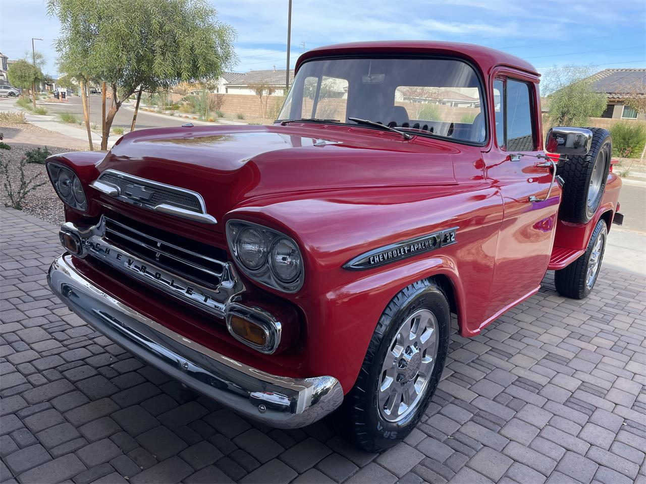 Chevrolet-Apache-1959-Red-Red