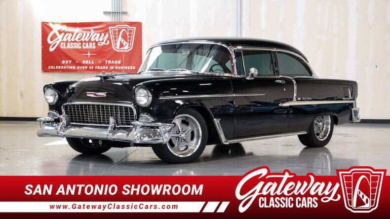 Chevrolet-Bel-air-1955-Black-Red-And-White