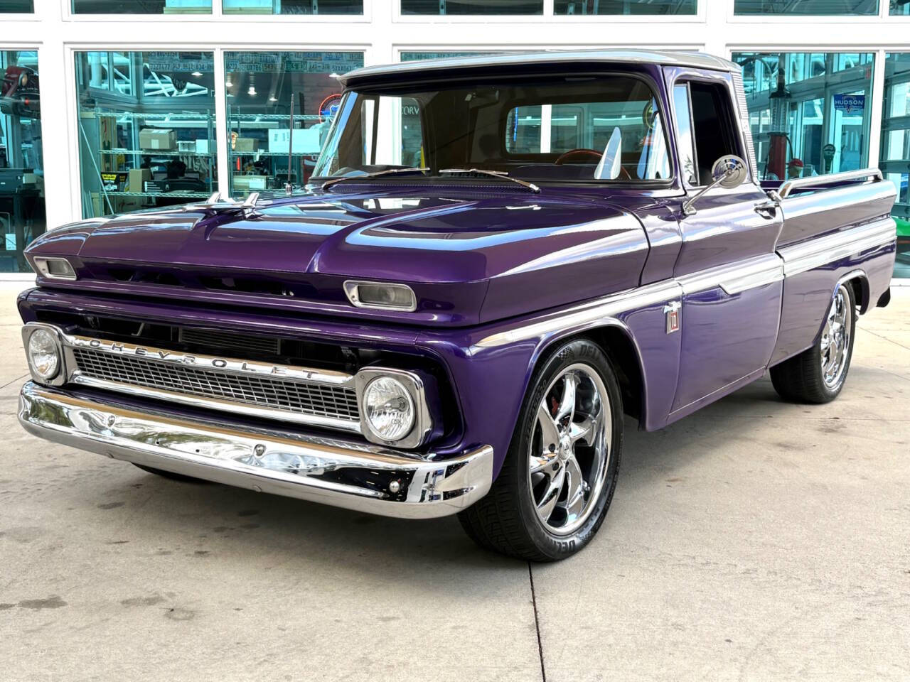 Chevrolet-C10-1963-Purple-Black