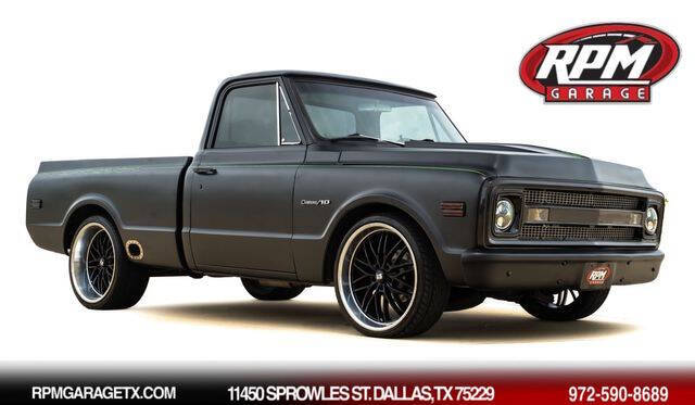 Chevrolet-C10-1972-Black-Black