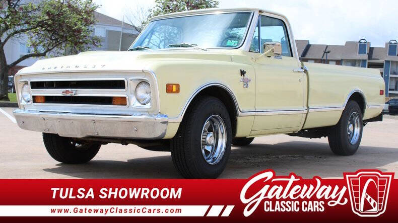 Chevrolet-C20-1968-Yellow-Black