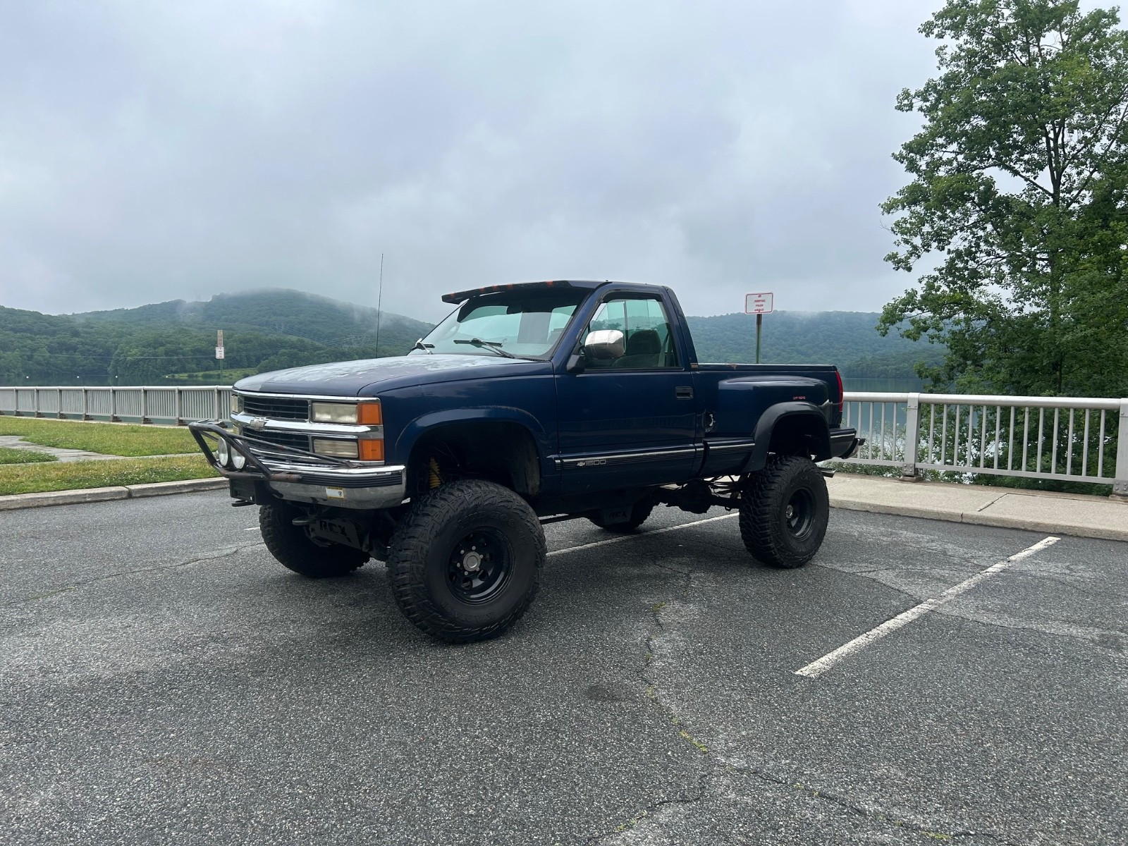 Chevrolet-CK-Pickup-1500-1995-Standard-Cab-Pickup-Gray