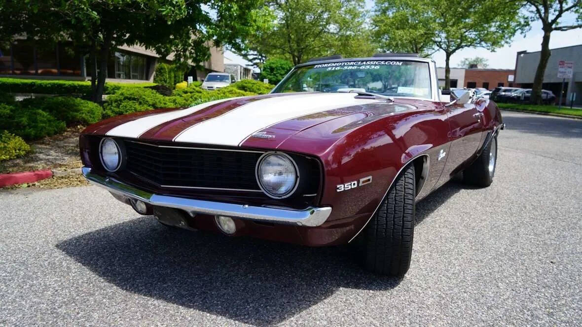 Chevrolet-Camaro-1969-Burgundy-White