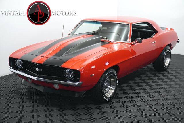 Chevrolet-Camaro-1969-Red-Black