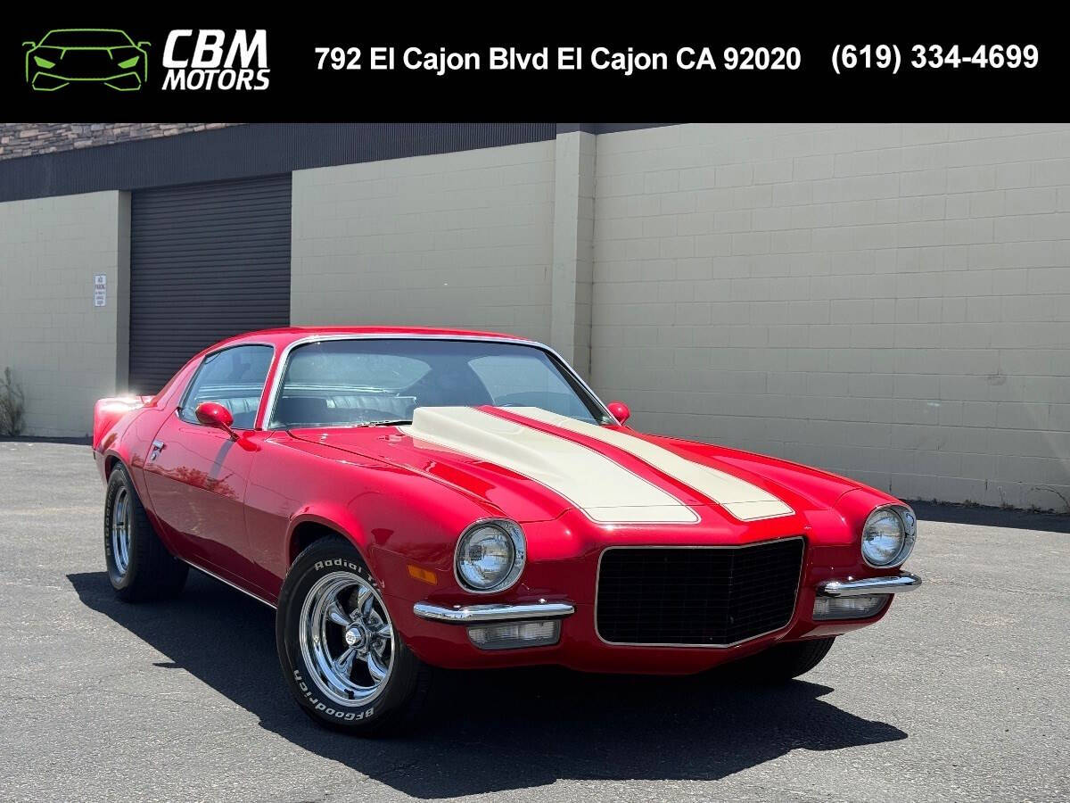Chevrolet-Camaro-1970-Red-Black