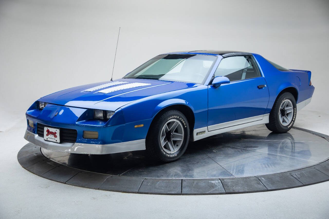 Chevrolet-Camaro-1989-Blue-Black