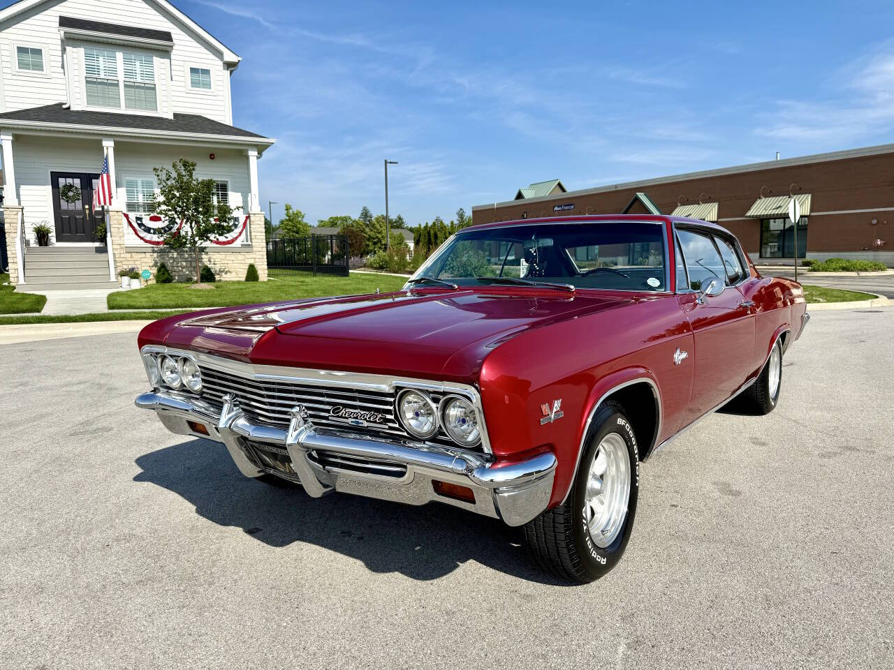 Chevrolet-Caprice-1966-Burgundy-Black