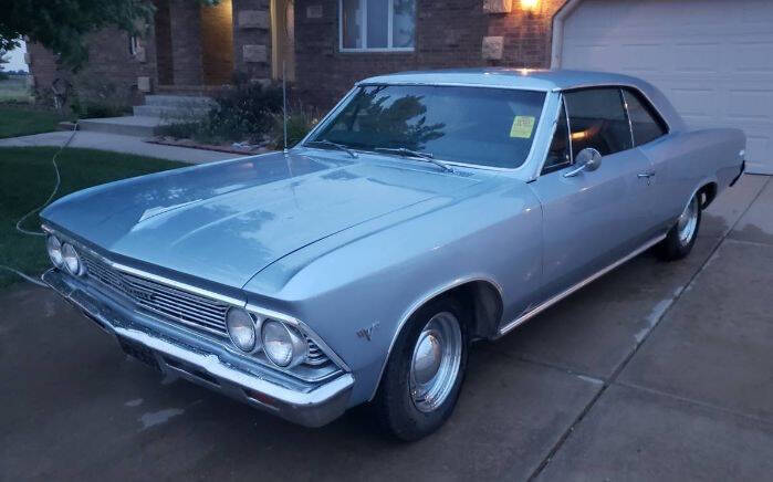 Chevrolet-Chevelle-1966-Blue Chevrolet-Chevelle-1966-Blue