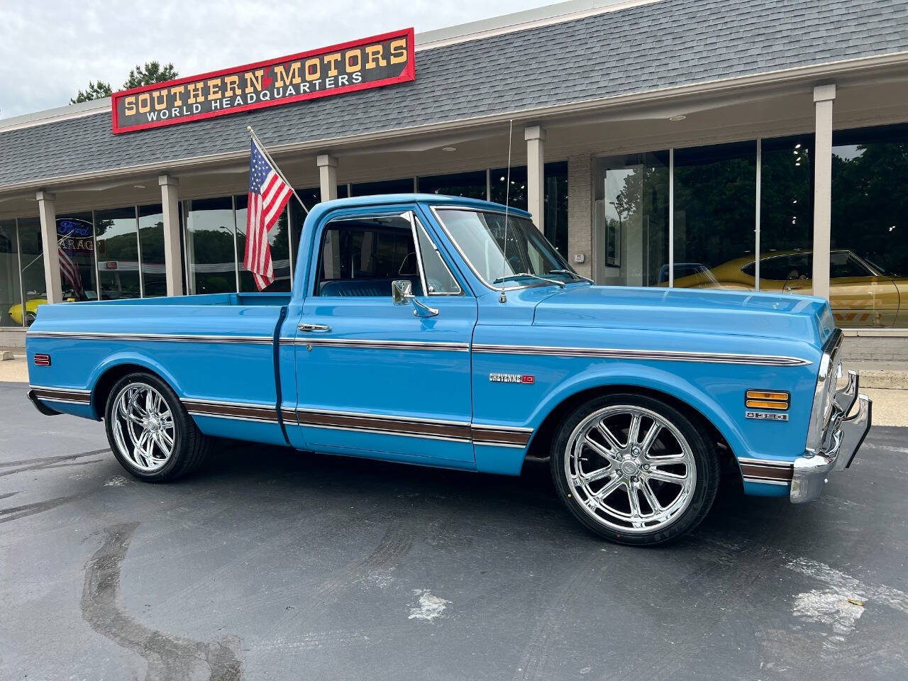 Chevrolet-Ck-10-series-1971-Blue-Blue