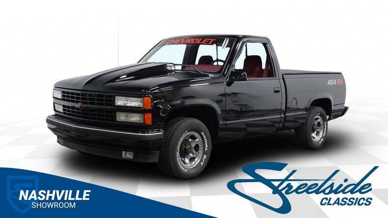 Chevrolet-Ck-1500-series-1991-Black-Dark-Red