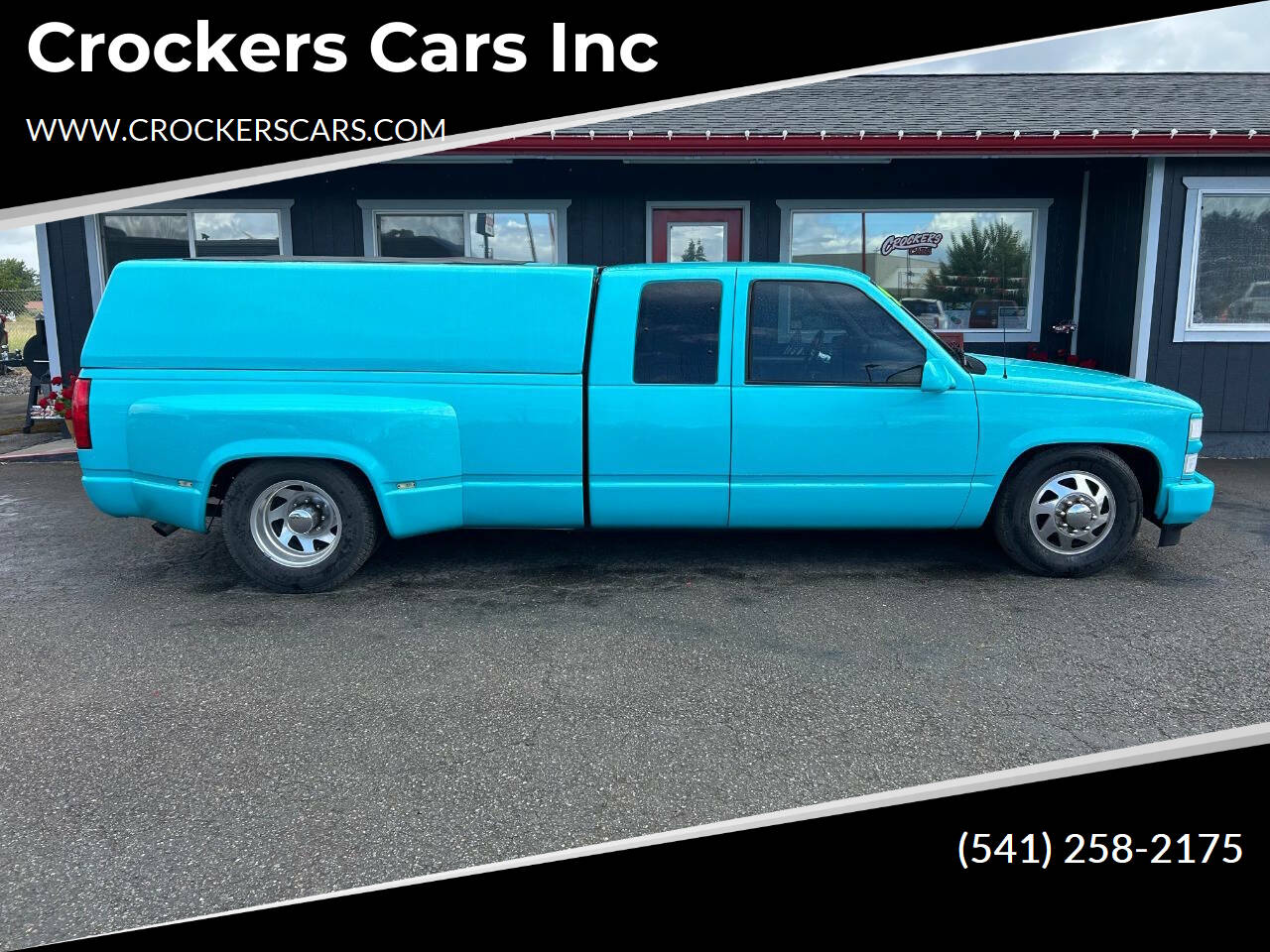 Chevrolet-Ck-3500-series-1996-Teal-Gray