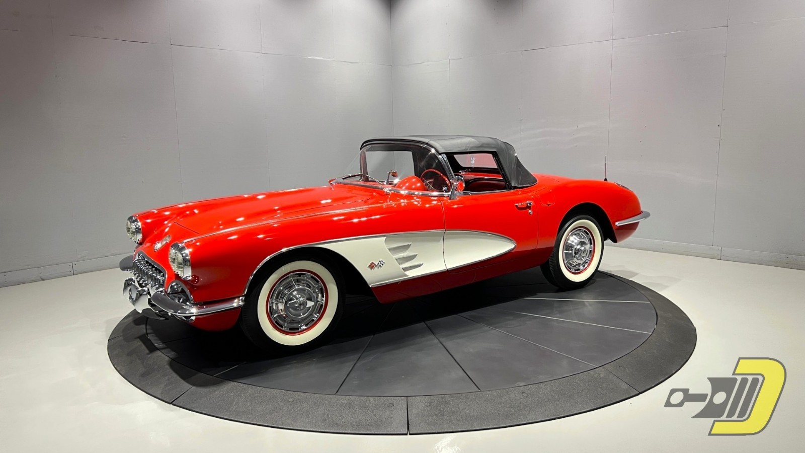 Chevrolet-Corvette-1960-Convertible-Red