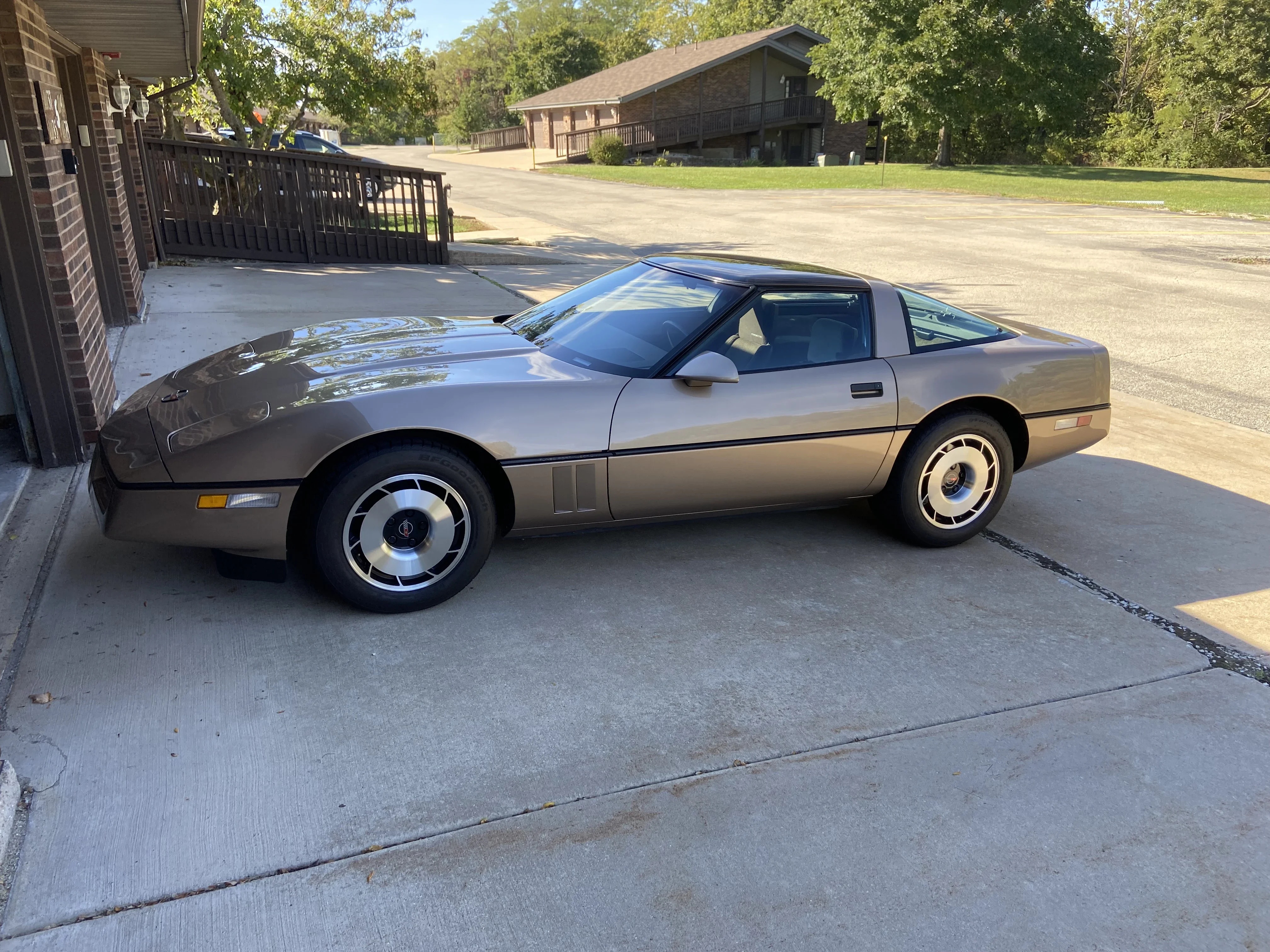 Chevrolet-Corvette-1985-Brown-Brown