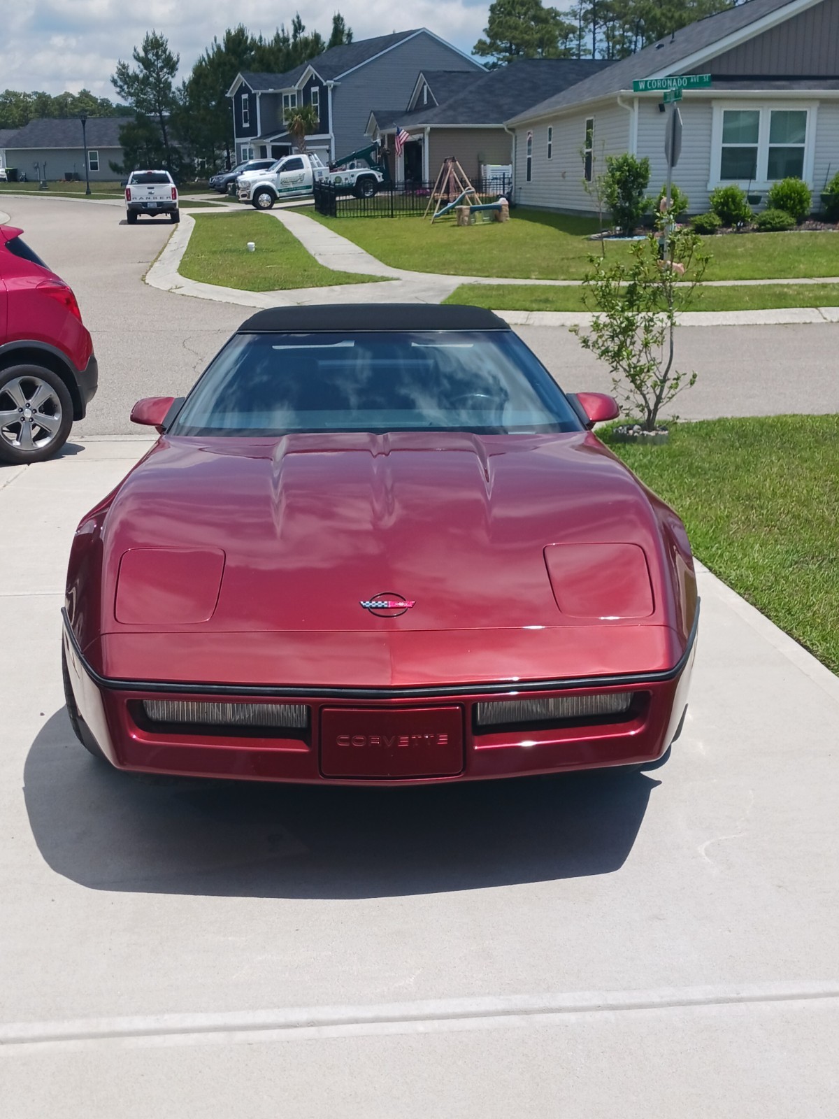 Chevrolet-Corvette-1987-Convertible-Gray Chevrolet Corvette 1987