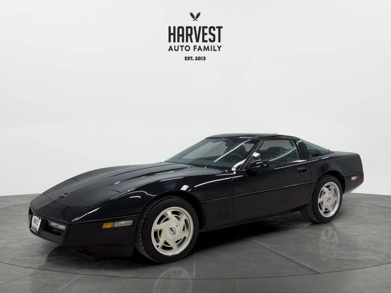 Chevrolet-Corvette-1989-Black-Gray Chevrolet-Corvette-1989-Black-Gray
