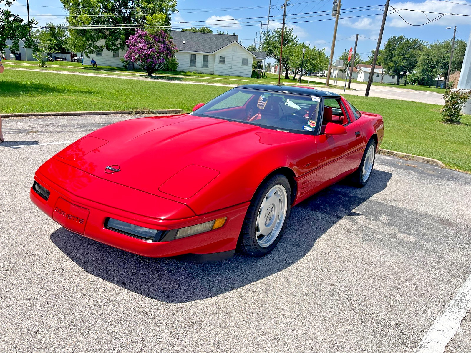 Chevrolet-Corvette-1992-Hatchback-Red