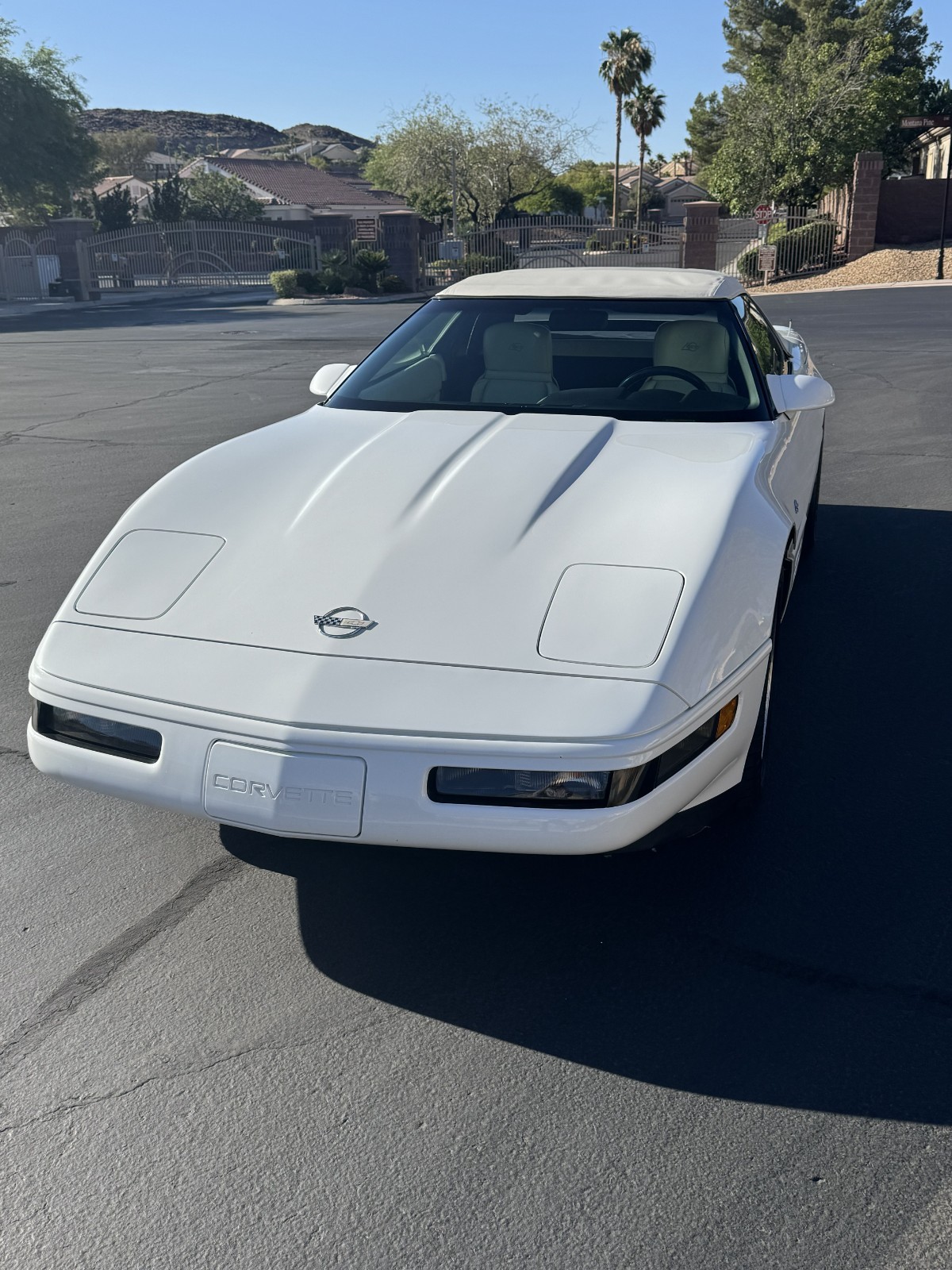 Chevrolet-Corvette-1993-Convertible-White
