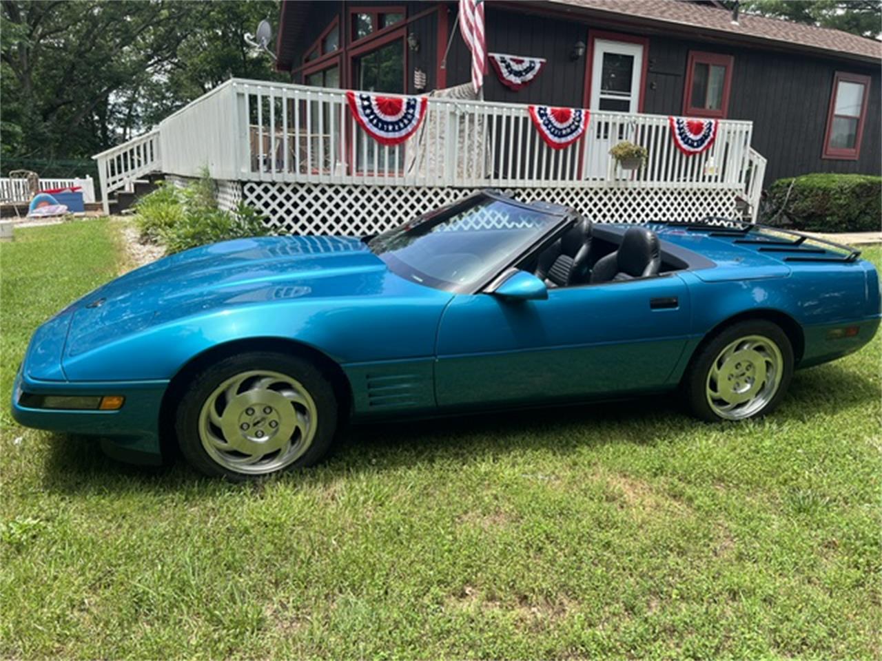 Chevrolet-Corvette-c4-1994-Aqua-Black