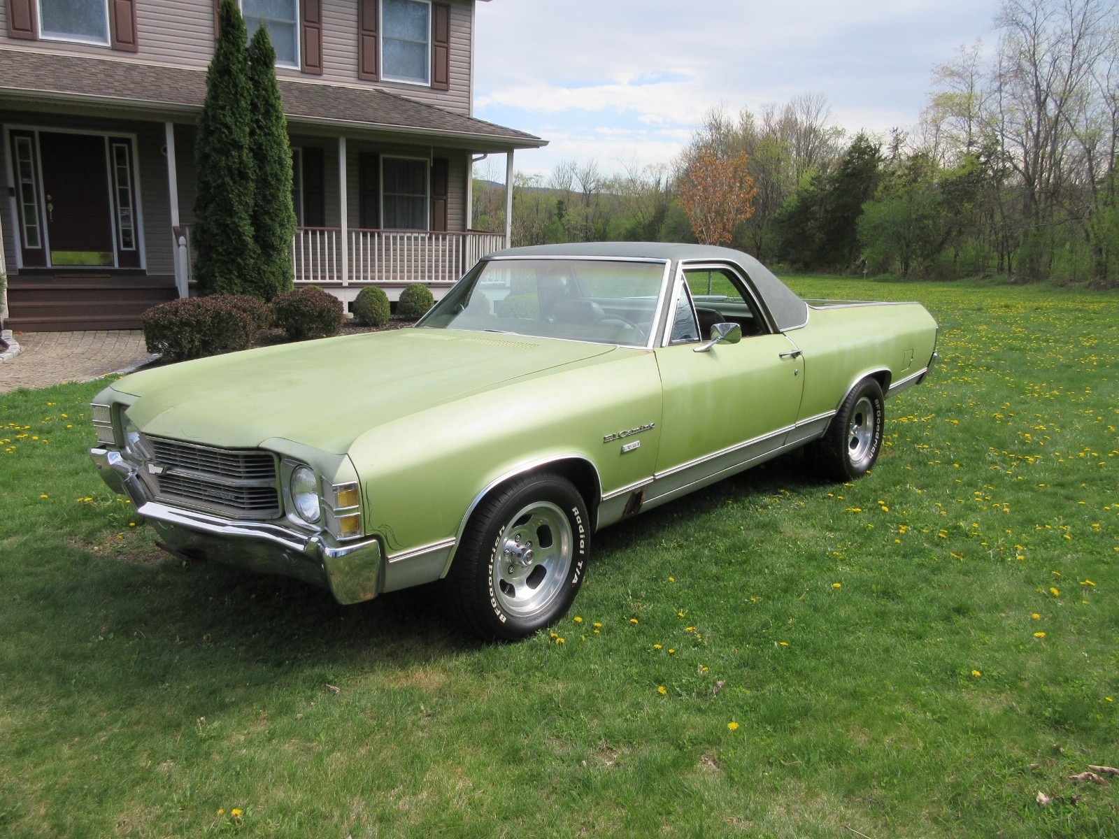 Chevrolet-El-Camino-1971-Green